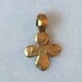Classic Gold Cross with Bail