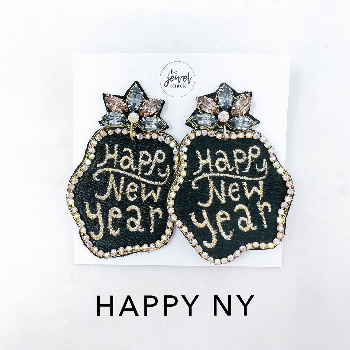 New Years Eve Earrings Happy NYE Earrings 2023 Earrings New Etsy
