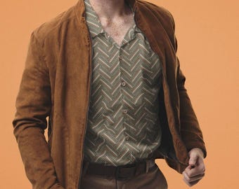 Rom Classic Jacket Casual Button Up Ds9 Costume Inspired Hawaiian Shirt Button Down