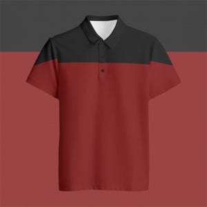 Camisa polo con botones inspirada en el uniforme de mando de TNG