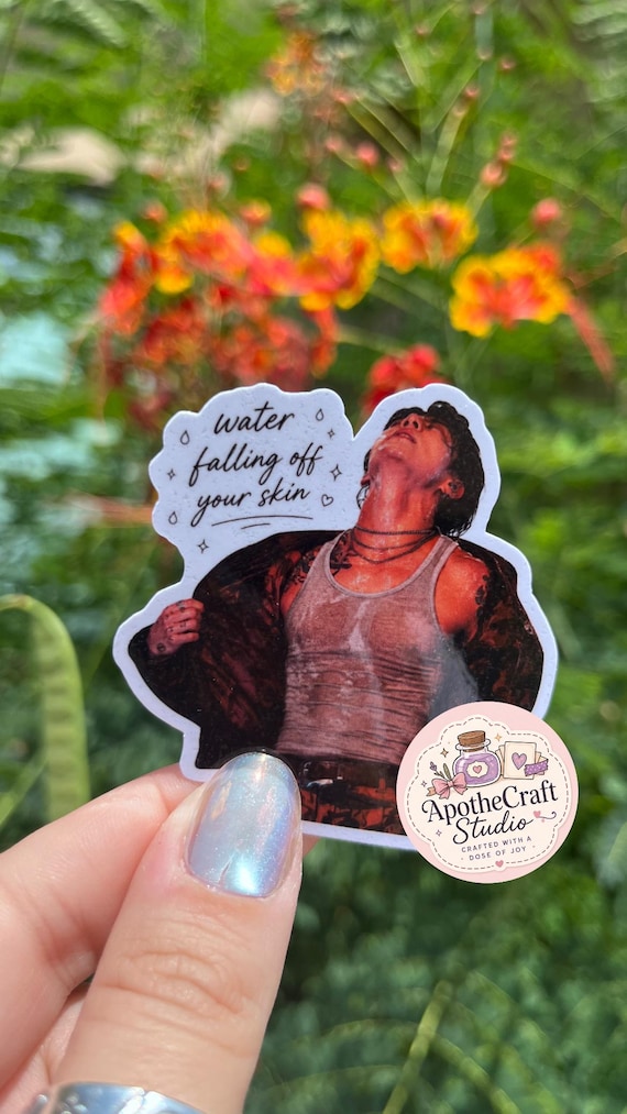 Jungkook BTS Inspired Fan Art | “Water Falling Off Your Skin” Sticker