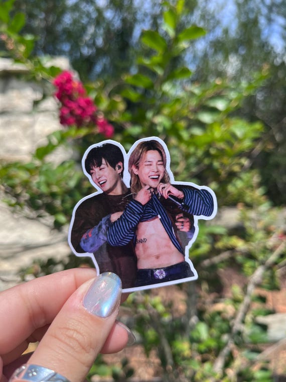 Jungkook Jimin Concert Moment Sticker | BTS K-Pop Waterproof Vinyl Decal (Laptop Sticker)