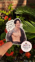 Jungkook BTS Concert Moment Sticker | Funny Quote Die-Cut (Fan Art)