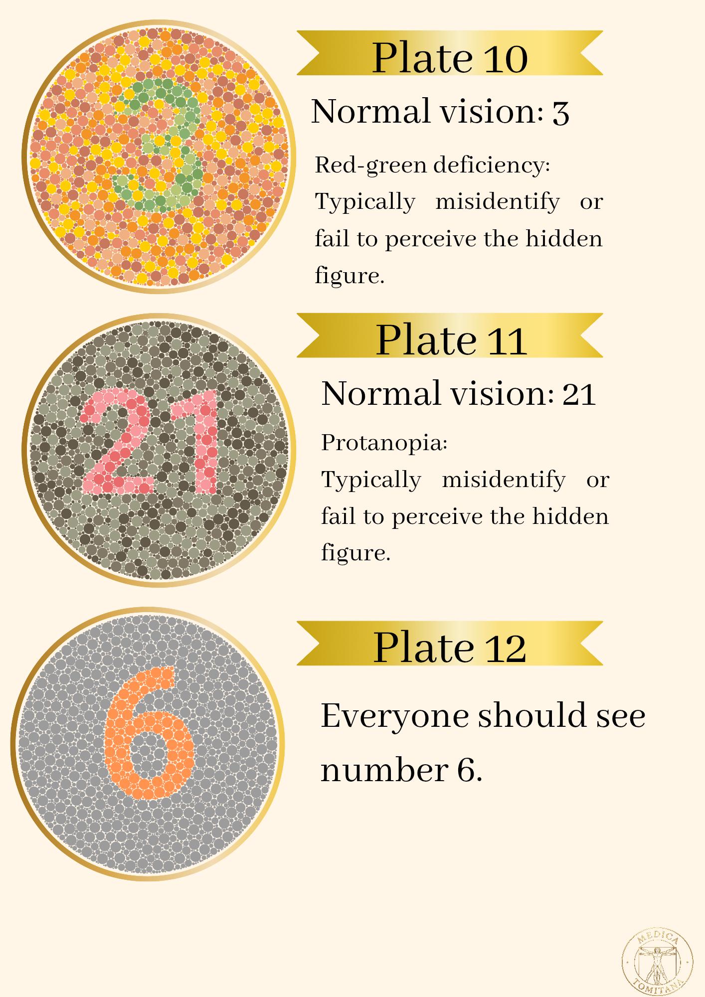 Protatopia Ishihara Color Blind Test Plates, Red-green Deficiency, Protanopia ...