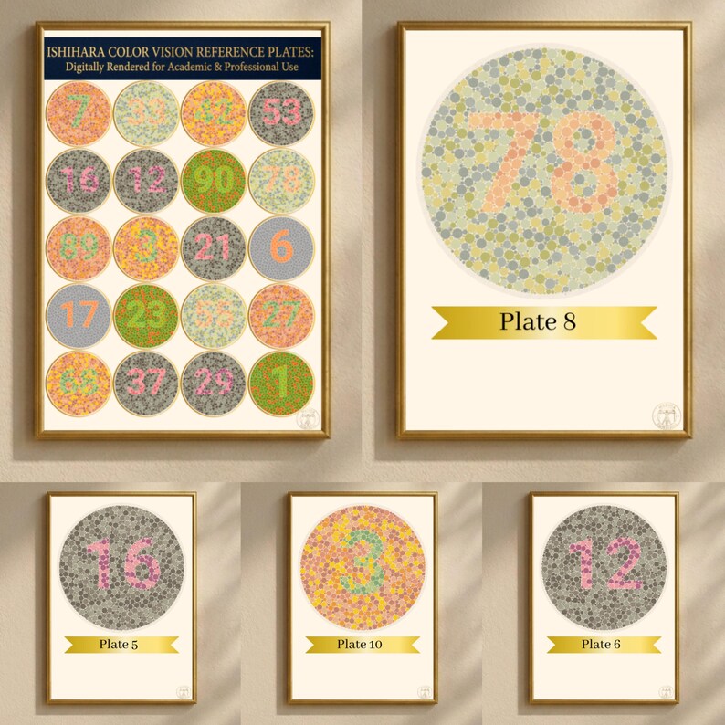 Protatopia Ishihara Color Blind Test Plates, Red-green Deficiency, Protanopia ...