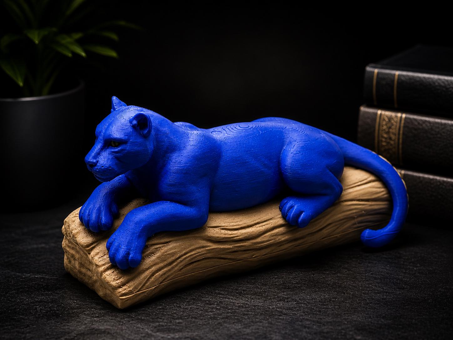 Purple Panther Figurine - Etsy