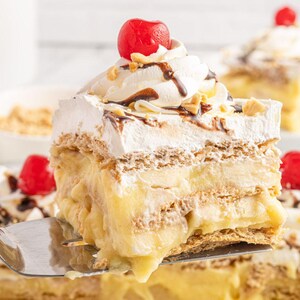 Best Recipe Banana Split Icebox Dessert