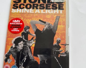 Stones Scorsese Shine A Light With Free Art Cards Sealed Region Free DVD