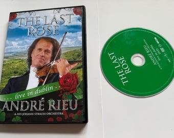 Andre Rieu The Last Rose Live In Dublin Some Surface Marks But Plays Fine  Region of Free DVD