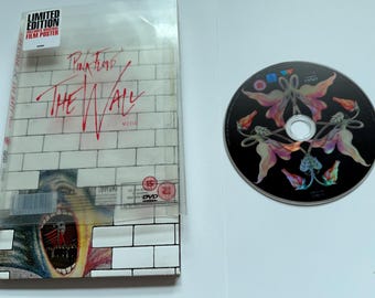 Pink Floyd The Wall Limited Edition With Poster Some Wear To Plastic Slip Case Region Free DVD