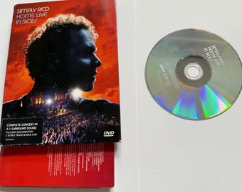 Simply Red Home Live In Sicily Some Surface Marks But Plays Fine Region Free DVD