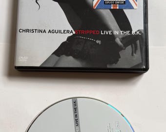 Christina Aguilera Stripped Live In The Uk Region 2 DVD