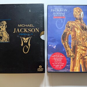 Michael Jackson History I + II Box Mark on Front Region Free DVD