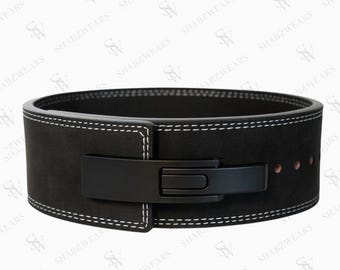 Leather Lever Powerlifting Weight Belt