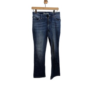 vintage Wrangler Bootcut Jeans pour femmes Taille 5 Western Cowgirl Denim Casual image 2