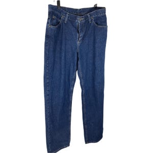 Jeansy damskie Wrangler Blues w rozmiarze 10 Tall Bootcut Denim z prostymi nogawkami i luźnymi nogawkami typu „tato” zdjęcie 1