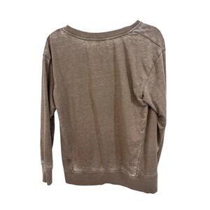 Jack & Delaney Anthropologie V-Neck Weekender Sweatshirt Women's Relaxed Top S Bild 3