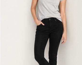 Old Navy The Diva Black Skinny Jeans Women’s 4 Stretch Denim Mid Rise Casual