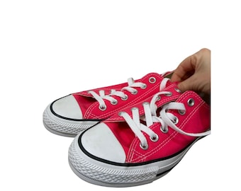 Converse Chuck Taylor All Star Low Strawberry Jam Pink Canvas Sneakers Women’s 7