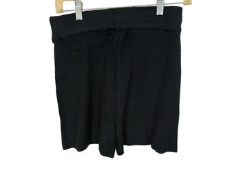 Free People Beach Soft Knit Black Shorts S Loungewear Casual Closet Staple S