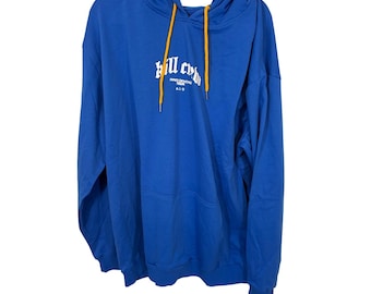 Kill Crew Inner Demons Tour Graphic Hoodie Blau Weiß Unisex 4XL Streetwear