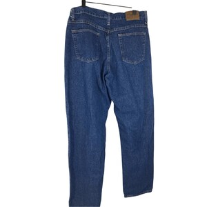 Jeansy damskie Wrangler Blues w rozmiarze 10 Tall Bootcut Denim z prostymi nogawkami i luźnymi nogawkami typu „tato” zdjęcie 2