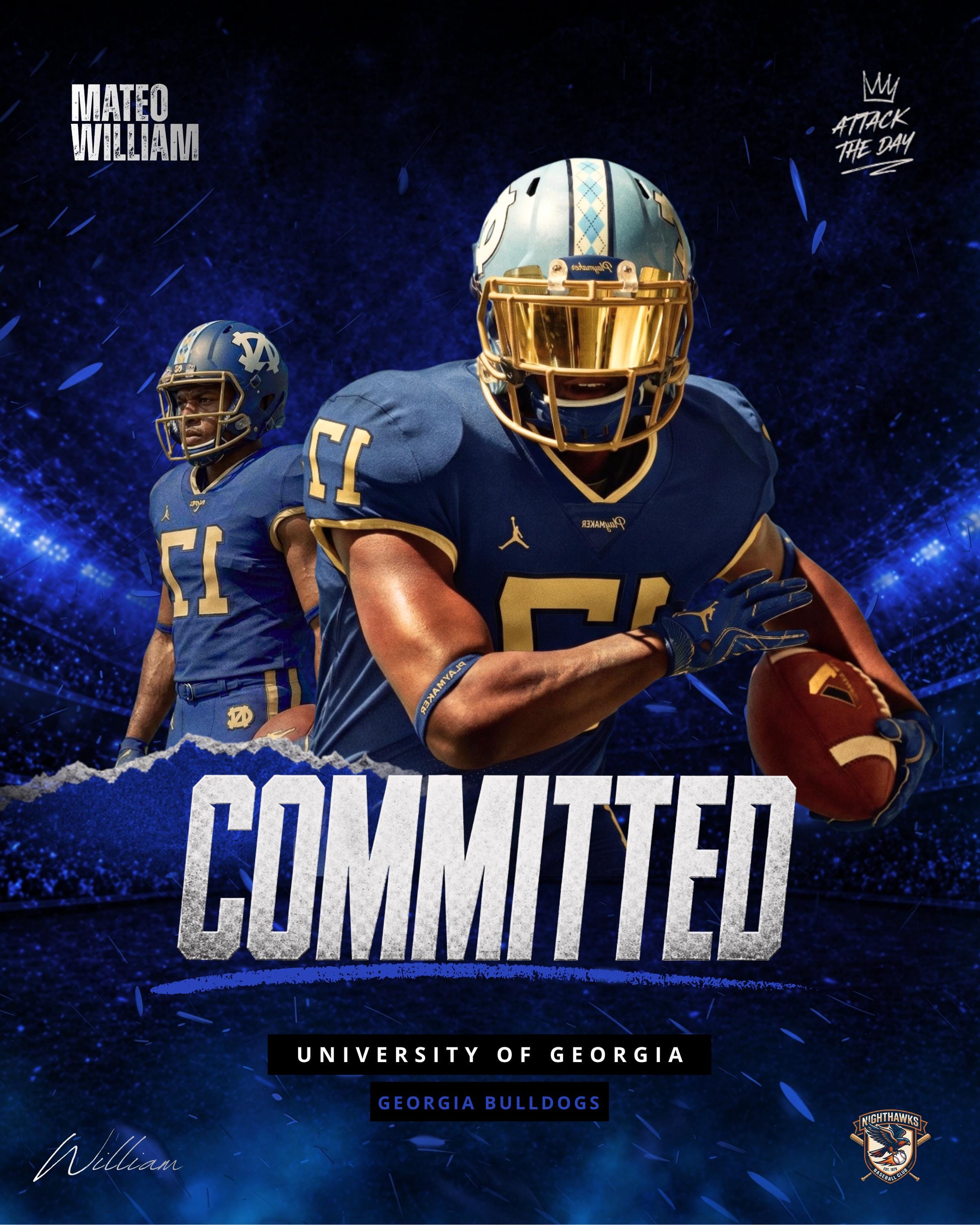 College Commitment Template Canva | Editable Athlete Signing Day ...