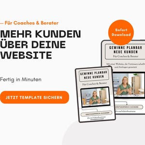 Elementor Website Template | WordPress Landing Page Template for Coaches, Consultants & Service Providers