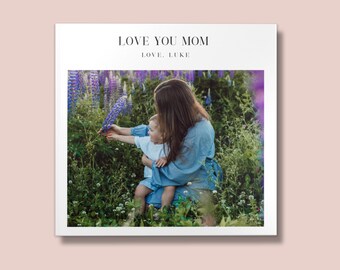 Aangepast fotoalbum voor moeder: gepersonaliseerd familieherinneringsboek