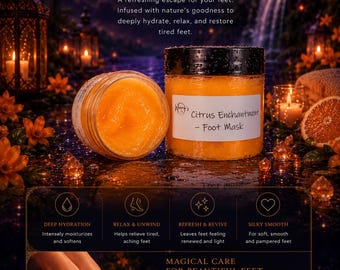 Mascarilla para pies "Encanto Cítrico"
