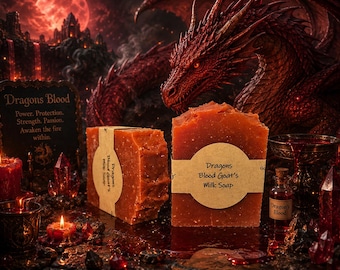 Goats Milk Soap ~ Dragon's Blood