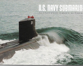 Vintage US Submarines Stamp Booklet, US #3377a, Mint Condition