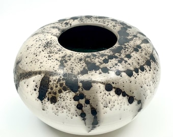 Raku Honey + Sugar Vase