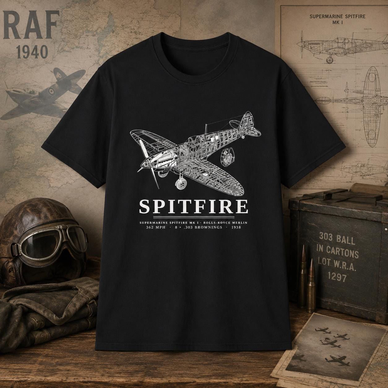 Spitfire Cutaway - Etsy