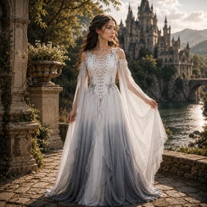 sky blue wedding guest dress Suzhoufashion One Shoulder A Line Chiffon Gala Dress With Beading Color:Ferns Cornflower Blue Shop Petite Plus Size badge-PERSONALIZE The fabric is comfortable