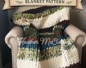 Nature Trail chunky blanket pattern