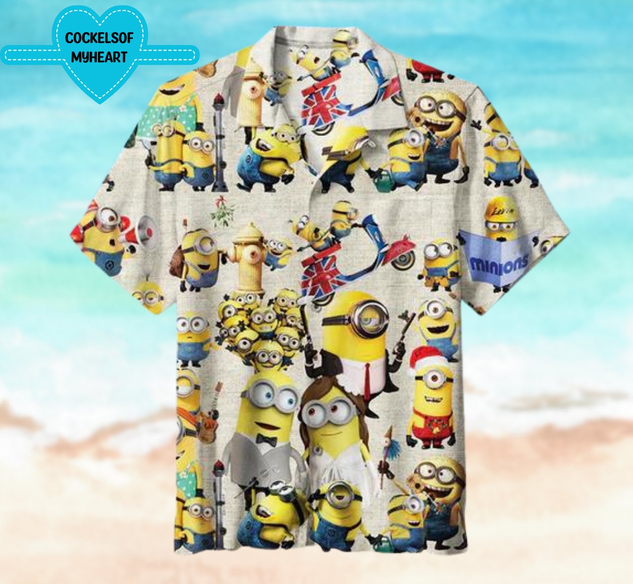 Minion top hoodie women's