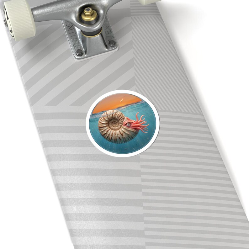 Last of Its Kind Ammonite Sticker - Meteor Extinction Kiss-Cut Sticker, Paleontology Gift bild 8