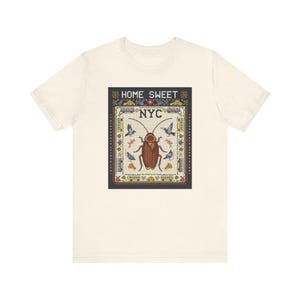 Home Sweet NYC Graphic Tee - New York City Animal Art Gift afbeelding 4
