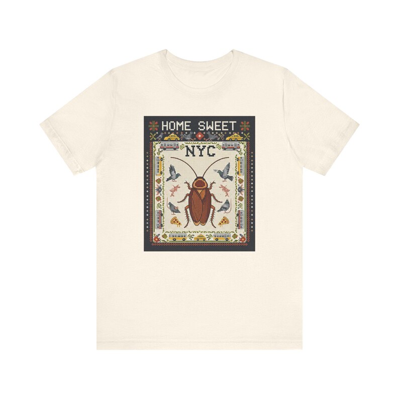 Home Sweet NYC Graphic Tee - New York City Animal Art Gift afbeelding 4
