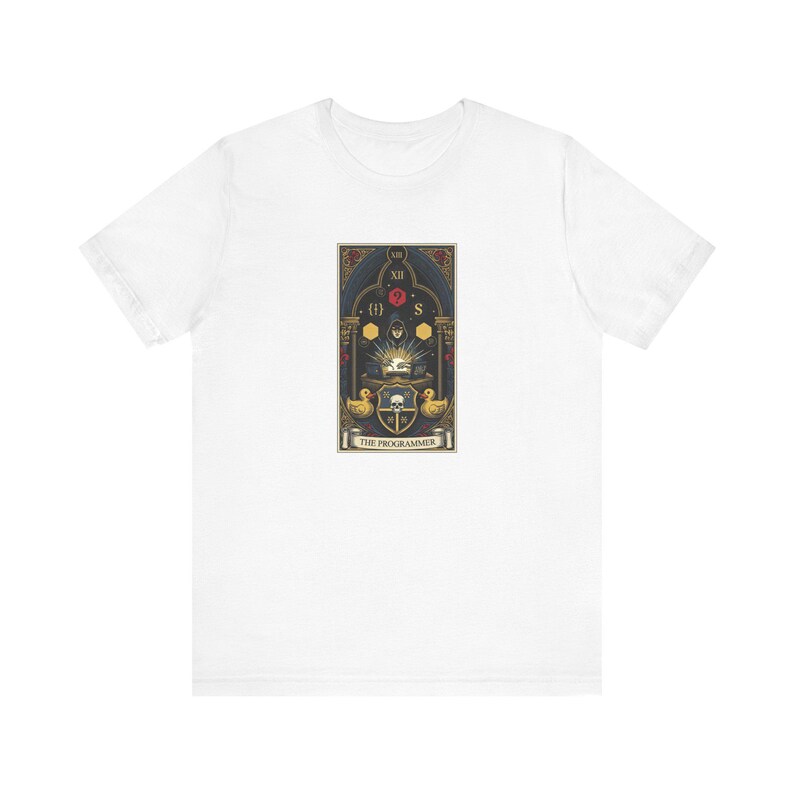 The Programmer Tarot Card Graphic Tee - Funny Graphic Gift Bild 4