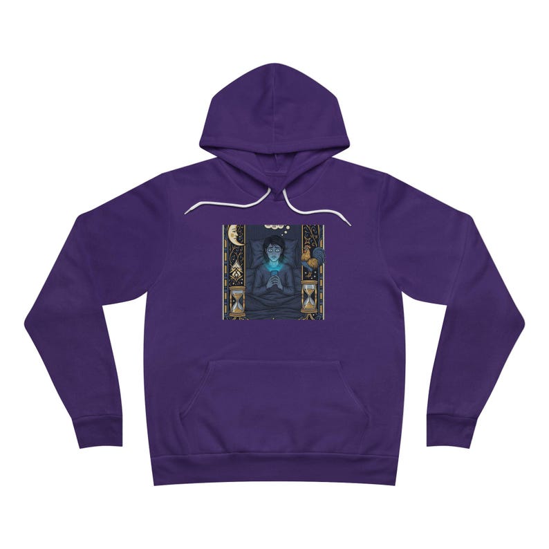 The Insomniac Tarot Card Hoodie - Night Owl Witchy Gift image 3