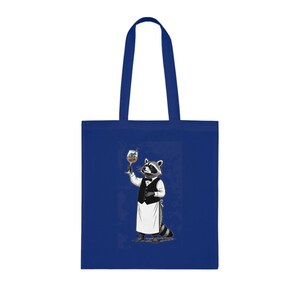 Trash Panda Sommelier Einkaufstasche - Waschbär Wein Humor Geschenk Bild 3