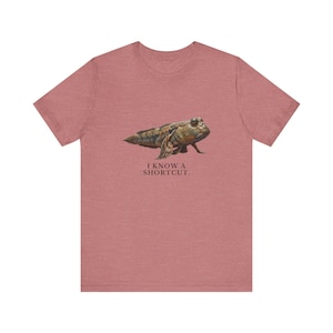 I Know A Shortcut Shirt, Funny Evolution Tee, Tiktaalik Fish Science Humor, Paleontology Gift, Prehistoric Graphic T-Shirt image 6