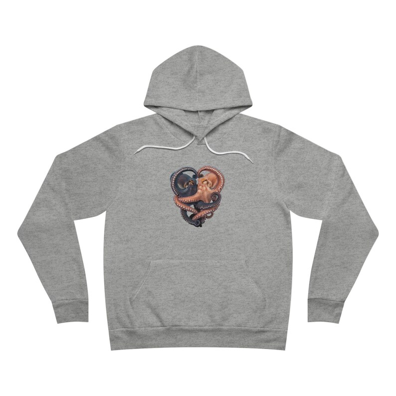 Octopus Yin Yang Hoodie - Ocean Lover Cephalopod Gift image 5