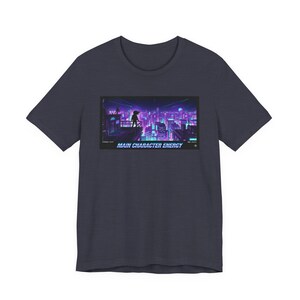 Main Character Energy Graphic Tee - Retro VHS Streetwear Gift image 11