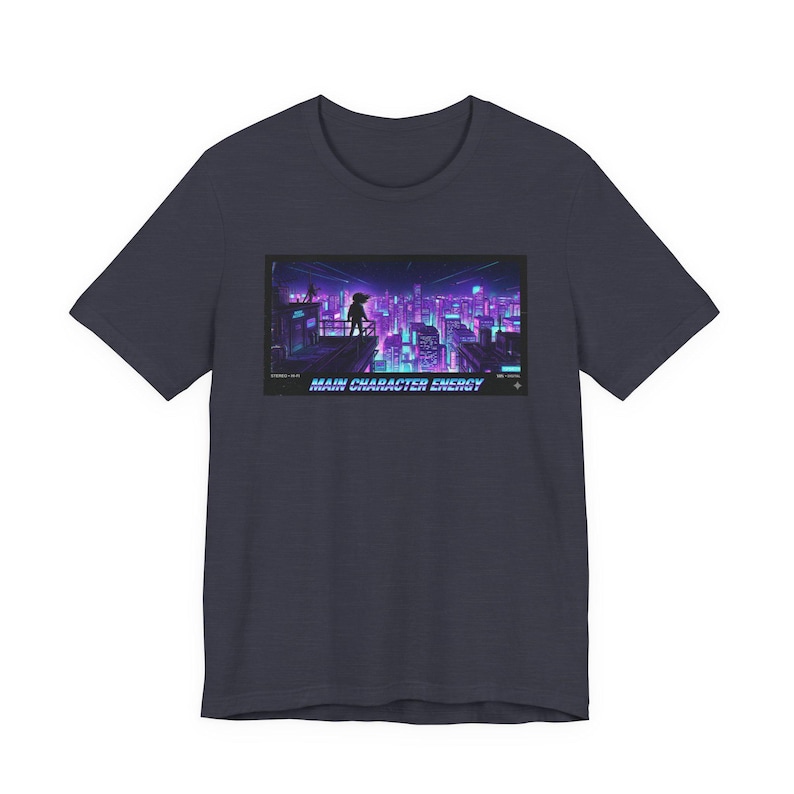 Main Character Energy Graphic Tee - Retro VHS Streetwear Gift image 11