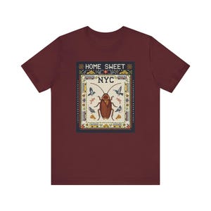 Home Sweet NYC Graphic Tee - New York City Animal Art Gift afbeelding 8