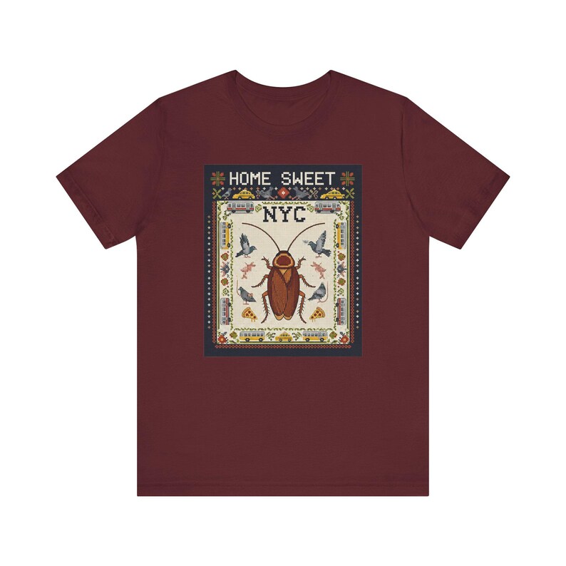 Home Sweet NYC Graphic Tee - New York City Animal Art Gift afbeelding 8