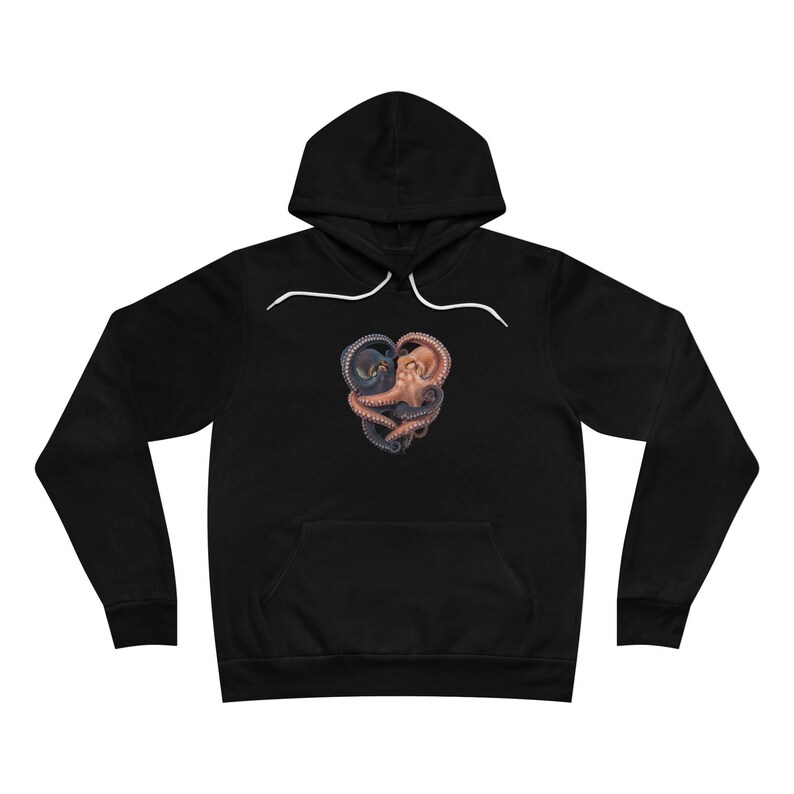 Octopus Yin Yang Hoodie - Ocean Lover Cephalopod Gift image 4